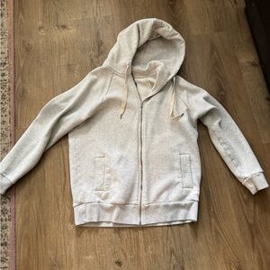 Vuori Light Gray Women's Hoodie Jacket